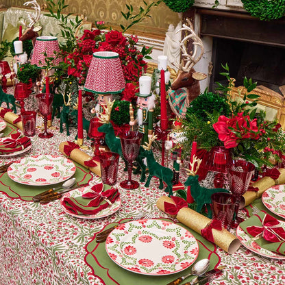 Green & Red Sylvia Napkins (Set of 4)