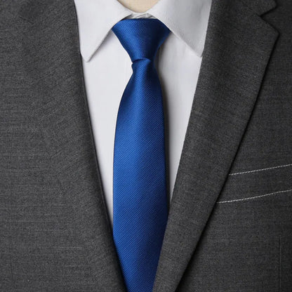 Men Necktie Zipper Lazy Tie Fashion Solid 6cm Ties Business for Man Gravatas Handkerchief Bowtie Mens Wedding Shirt Accessories