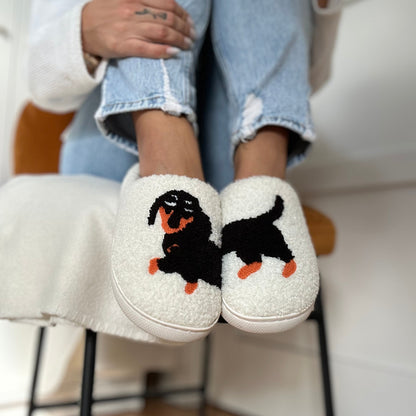 Dachshund Slip-on Slippers