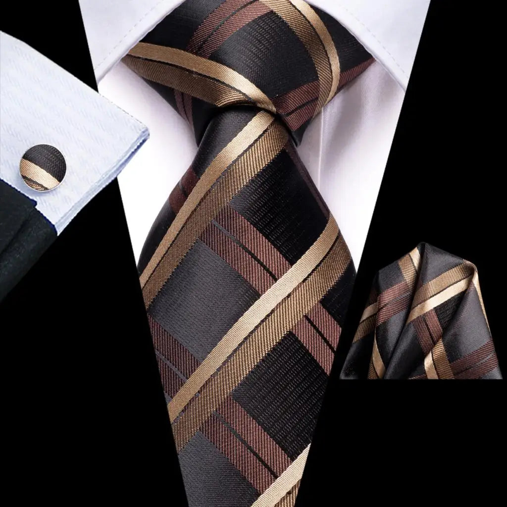 Hi-Tie Blue Business Solid 100% Silk Men's Tie NeckTie 8.5cm Ties for Men Formal Luxury Wedding High Quality Gravata