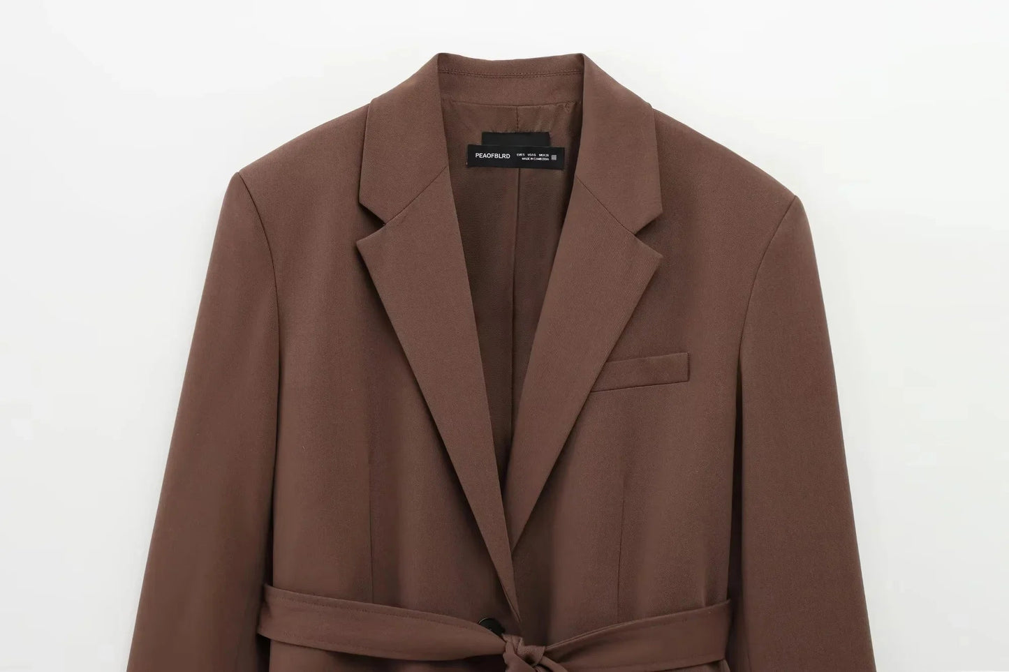 KONDALA Office Lady Casual Chic Solid Women Suit Single Button Sashes Loose Blazer Zipper Pants Fashion 2025 Autumn Winter Sets