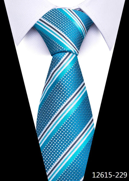 Many Color Newest style  Dropshipping Necktie Man Dark Blue Wedding Accessories Dot Performance Tie Men Necktie Cravat