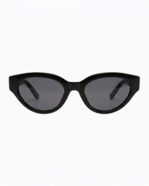 Monroe Vintage Polarized Cat-Eye Sunglasses - Black