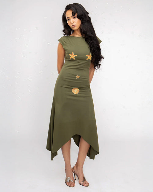 Jia Dress - Seaweed
