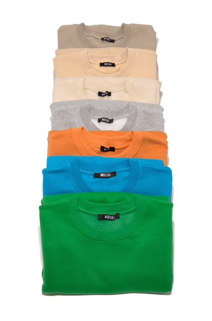 Cozy Feels Adult Crewneck Sweater - Orange