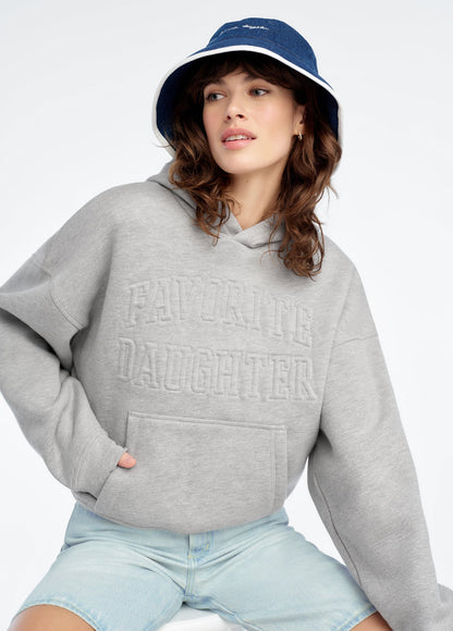 THE COLLEGIATE EMBOSSED HOODIE