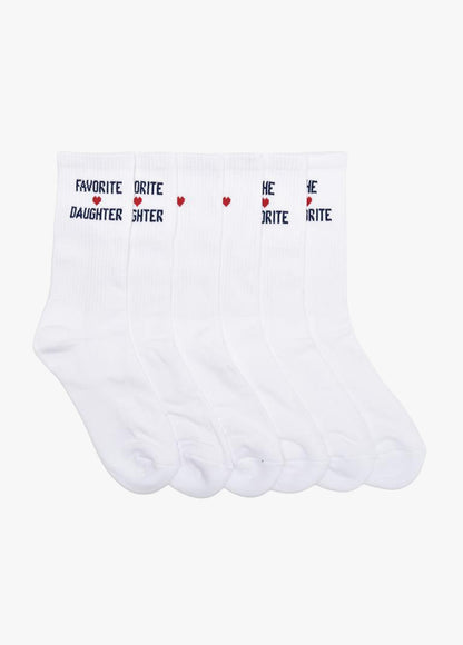 THE FAVORITE DAUGHTER HEART SOCK SET