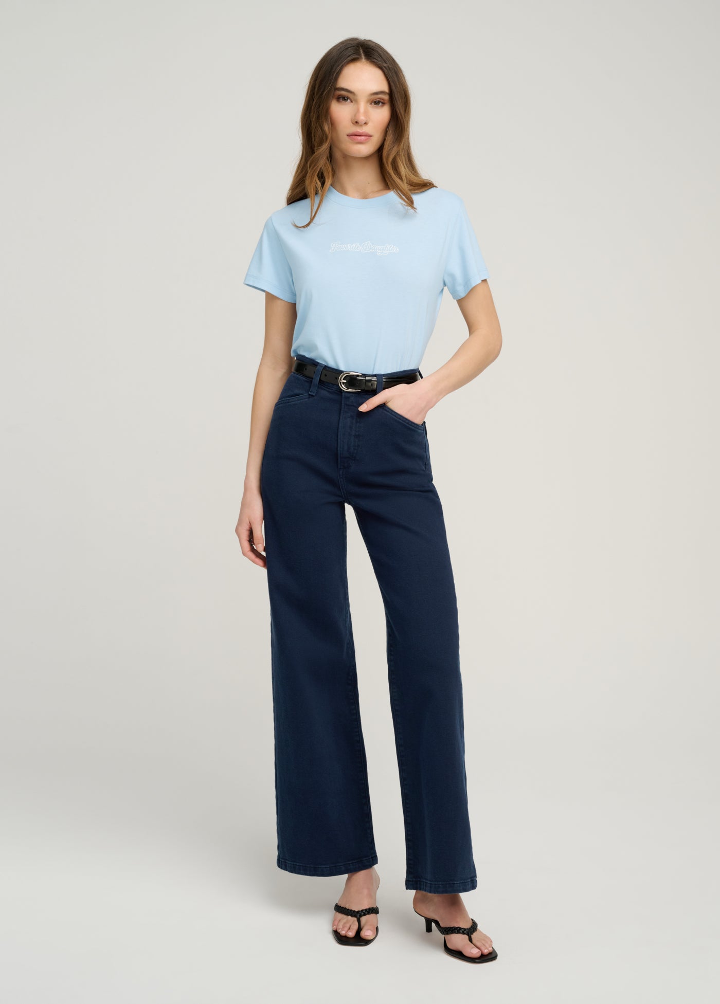 THE MISCHA SUPER HIGH RISE WIDE LEG ANKLE