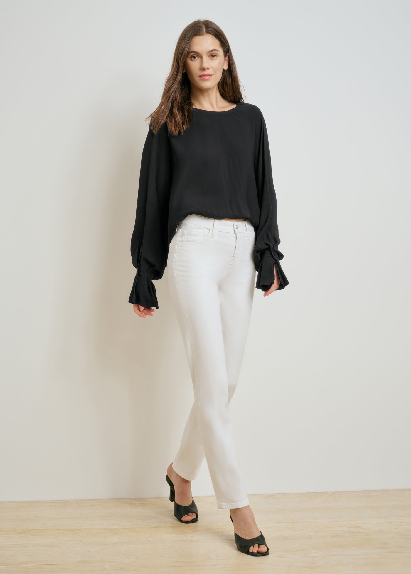 THE JEN MID RISE SLIM STRAIGHT