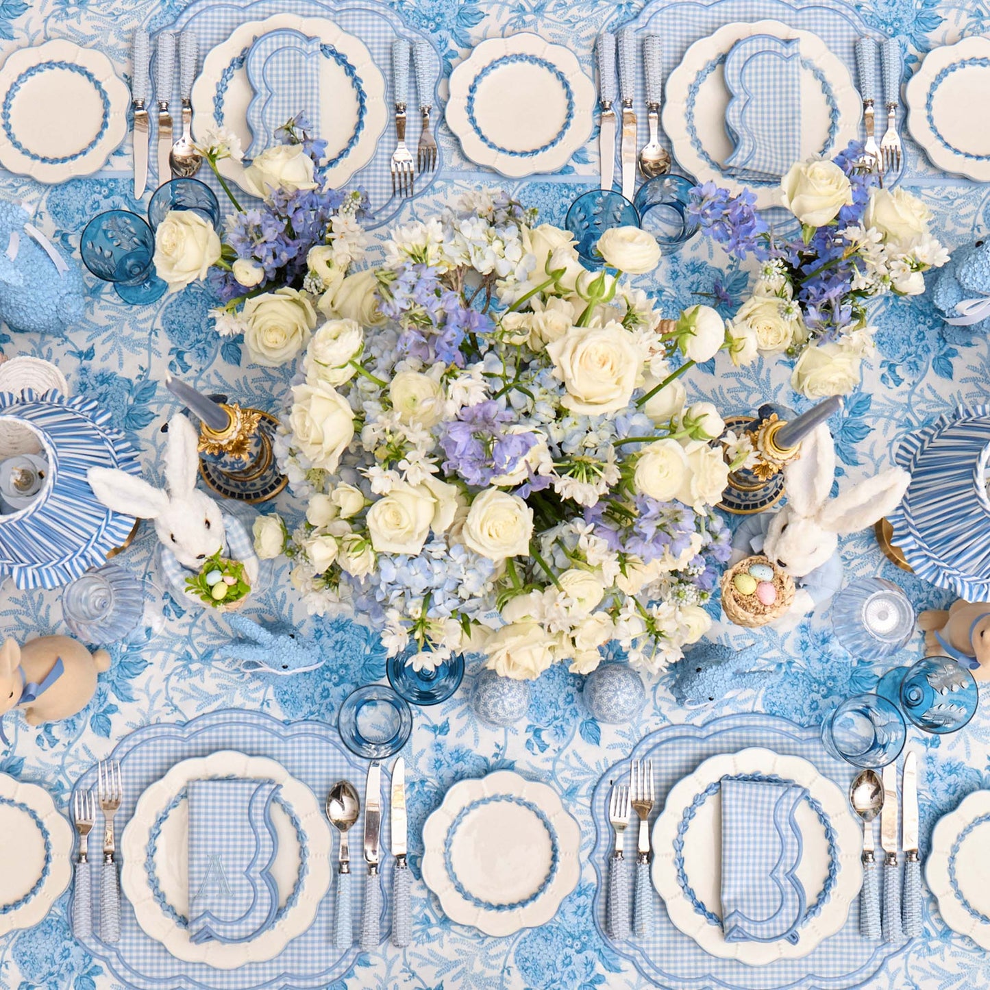 Blue Eloise Gingham Napkins (Set of 4)
