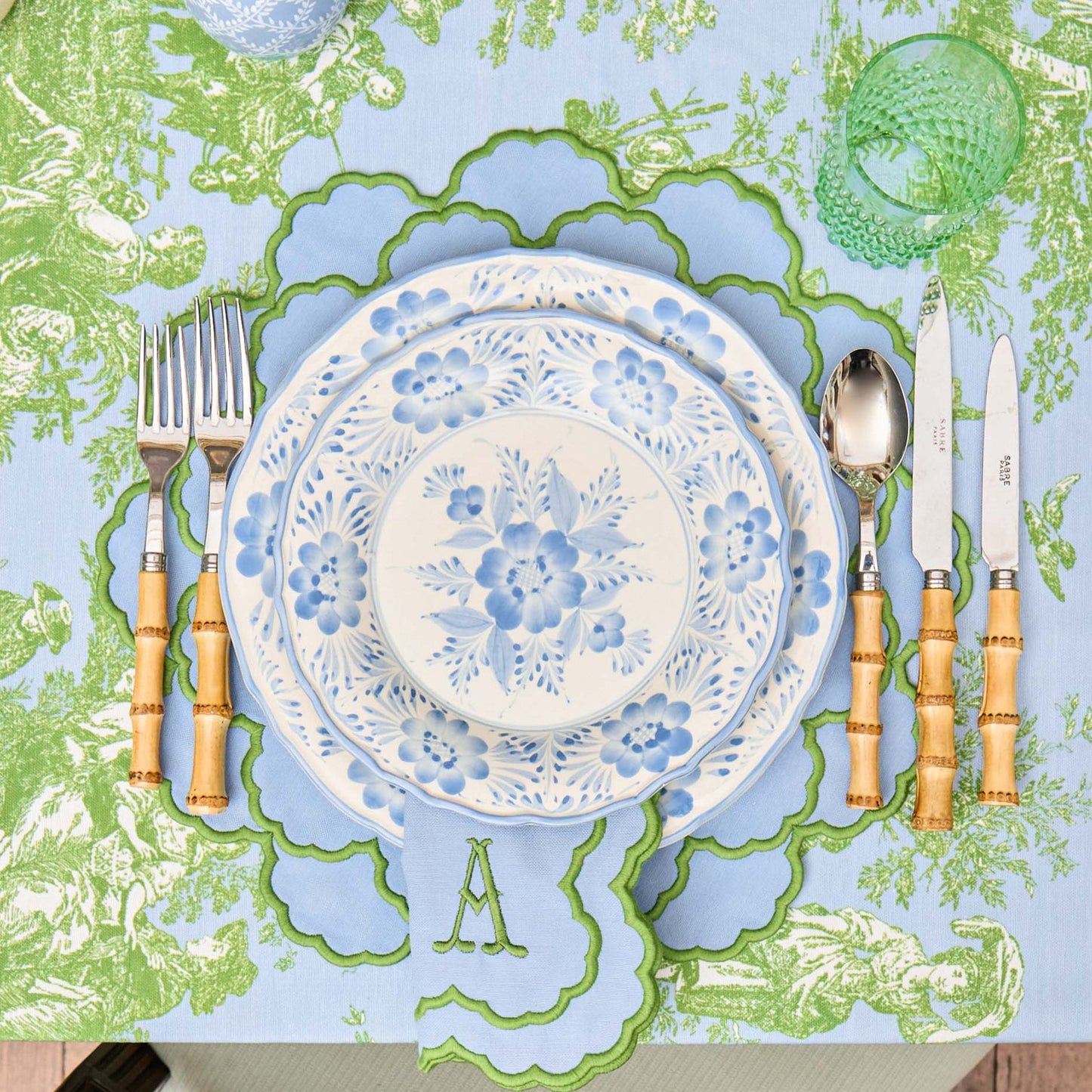 Blue Pandora Dinner Plate