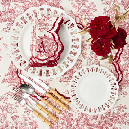 White Lace Starter Plate